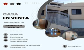 Foto de inmueble en De Los Constituyentes #216, Col. Lomas de La Soledad C.P. 98040, Zacatecas