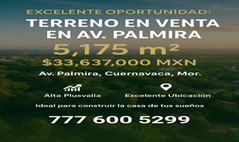 Foto de inmueble en Av. Palmira, Palmira, Cuernavaca, Mor., Col. Las Garzas C.P. 62499, Cuernavaca
