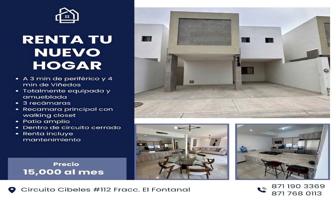 Foto de inmueble en Cto. Cibeles 112, 27054 Torreón, Coah. #112, Col. Ciudad Nazas Polígono 24 C.P. 27054, Torreón