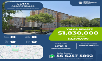 Foto de inmueble en Calz. Renacimiento 120, San Pedro Xalpa, Azcapotzalco, 02710 Ciudad de México, CDMX #120, Col. San Pedro Xalpa C.P. 02710, Azcapotzalco