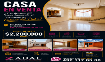 Foto de inmueble en Cerro Mixtón, Zona A, Colinas del Padre, 98085 Zacatecas, Zac., Col. Colinas Del Padre C.P. 98085, Zacatecas