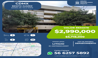 Foto de inmueble en Amores 45, Col del Valle Nte, Benito Juárez, 03810 Ciudad de México, CDMX #45, Col. Napoles C.P. 03810, Benito Juárez