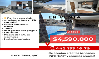 Foto de inmueble en Cto. azaleas 400, 76269 Zakia, Qro. #400, Col. Zizana C.P. 76269, El Marqués