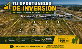 Foto de inmueble en Campestre Valle Redondo – Zona El Florido / Tijuana Este, Col. Margarita Residencial C.P. 22335, Tijuana