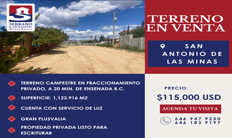Foto de inmueble en , Col. San Antonio de Las Minas C.P. 22766, Ensenada