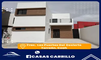 Foto de inmueble en LAS PUERTAS DEL DESIERTO #12, Col. Las Puertas del Desierto C.P. 27086, Torreón