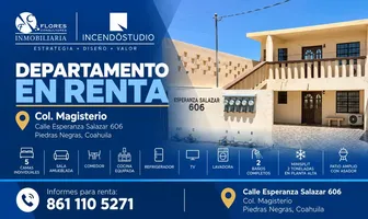 Foto de inmueble en Esperanza Salazar #606, Col. Magisterio C.P. 26070, Piedras Negras