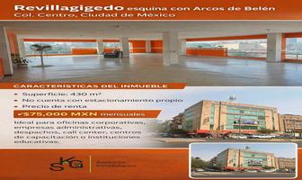 Foto de inmueble en Oficina en Renta Sobre Revillagigedo, Col. Centro, Cdmx, Col. Centro (Área 1) C.P. 06000, Cuauhtémoc