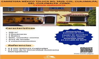 Foto de inmueble en CARRETERA MEX-TOL  #5625, Col. Cuajimalpa C.P. 05000, Cuajimalpa de Morelos