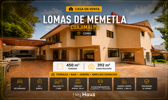 Foto de inmueble en División del Norte, Col. Lomas de Memetla C.P. 05330, Cuajimalpa de Morelos