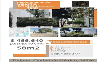 Foto de inmueble en Calle Blvd Adolfo Ruiz Cortinez #7650, Col. Movimiento Organizado de Tlalpan C.P. 14647, Tlalpan