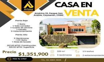 Foto de inmueble en Americas #xxx, Col. Parque San Andrés C.P. 04040, Coyoacán