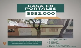 Foto de inmueble en Pirineos, Col. Portales Sur C.P. 03300, Benito Juárez