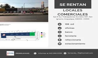 Foto de inmueble en Eje 6 sur Trabajadoras Sociales #587, Col. San Ignacio C.P. 09000, Iztapalapa