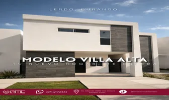 Foto de inmueble en Sin nombre de calle #S/N, Col. Cerradas Quintas Lerdo C.P. 35157, Lerdo