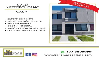 Foto de inmueble en Casa en renta. Con amenidades #., Col. Cabo Metropolitano C.P. 37294, León