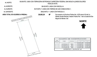 Foto de inmueble en CAMINO A XONTE #SN, Col. Ciénega de Juan Ruiz C.P. 37894, San Miguel de Allende