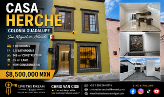 Foto de inmueble en Colonia Guadalupe, San Miguel de Allende, Guanajuato, Mexico, Col. Guadalupe C.P. 37710, San Miguel de Allende