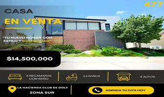 Foto de inmueble en LA HACIENDA, Col. La Hacienda de León Residencial y Golf C.P. 37295, León