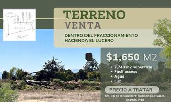Foto de inmueble en carretera tulancingo huasca, Col. Chauténco C.P. 43553, Acatlán