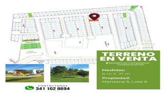 Foto de inmueble en Lote 8 Manzana 9 Residencial Campesinos, Col. Ciudad Guzmán Centro C.P. 49000, Zapotlán el Grande