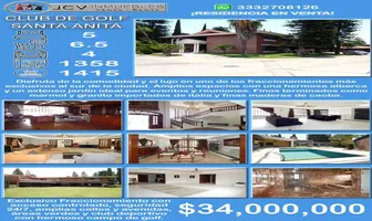 Foto de inmueble en Paseo de las Galeanas #600, Col. Club de Golf Santa Anita C.P. 45645, Tlajomulco de Zúñiga
