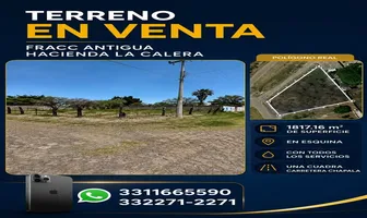 Foto de inmueble en Sin nombre de calle #S/N, Col. La Calera C.P. 45678, Tlajomulco de Zúñiga