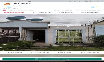 Foto de inmueble en Cto. Valle hundido #Lote 15 MZ. 75, Col. Real del Valle 1a Seccion C.P. 55883, Acolman