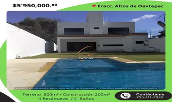Foto de inmueble en 53235 #5325, Col. Altos de Oaxtepec C.P. 62738, Yautepec