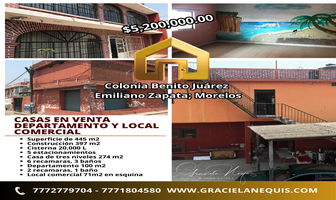 Foto de inmueble en de la Cruz, Col. Benito Juárez C.P. 62765, Emiliano Zapata