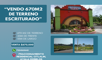 Foto de inmueble en CITLALLI, Col. Citlalli C.P. 62715, Ayala