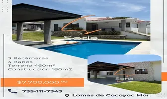 Foto de inmueble en Sin nombre de calle, Col. Lomas de Cocoyoc C.P. 62847, Atlatlahucan