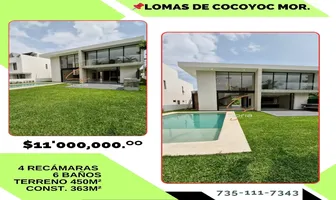 Foto de inmueble en Sin nombre de calle #12, Col. Lomas de Cocoyoc C.P. 62847, Atlatlahucan