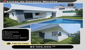Foto de inmueble en Sin nombre de calle #3523, Col. Lomas de Cocoyoc C.P. 62847, Atlatlahucan