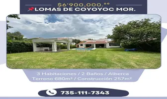 Foto de inmueble en Sin nombre de calle #755, Col. Lomas de Cocoyoc C.P. 62847, Atlatlahucan