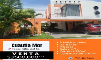 Foto de inmueble en Sin nombre de calle #S/N, Col. Sitio del Sol C.P. 62756, Cuautla