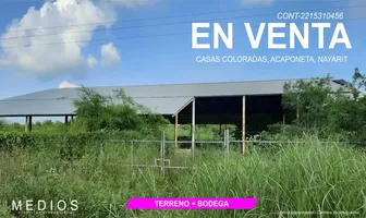 Foto de inmueble en camino a casas coloradas #a, Col. Casas Coloradas C.P. 63420, Acaponeta