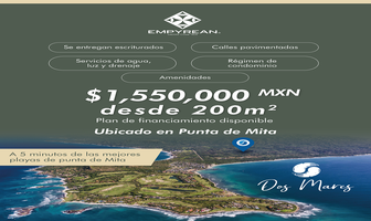 Foto de inmueble en Corral del Risco, Col. Punta de Mita C.P. 63727, Bahía de Banderas