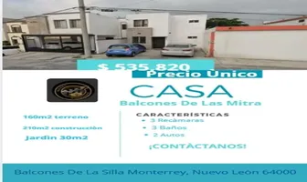 Foto de inmueble en Balcones De La Silla, Col. Balcones de las Mitras C.P. 64117, Monterrey