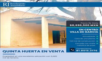 Foto de inmueble en , Col. Centro Villa de Garcia (casco) C.P. 66000, García