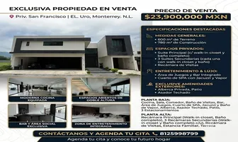 Foto de inmueble en privada san francisco #0, Col. El Uro C.P. 64986, Monterrey