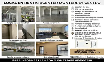 Foto de inmueble en Modesto Arreola #1937, Col. Monterrey Centro C.P. 64000, Monterrey