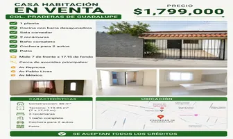 Foto de inmueble en Praderas de Guadalupe #107, Col. Praderas de Guadalupe C.P. 67203, Guadalupe