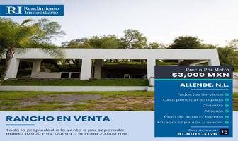 Foto de inmueble en El Fraile, Col. Rio Ramos C.P. 67350, Allende