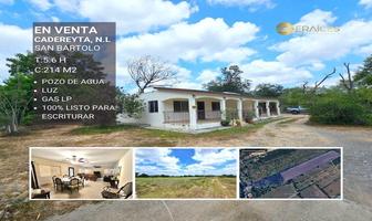 Foto de inmueble en San Bartolo al 100 #100, Col. San Bartolo C.P. 67456, Cadereyta Jiménez