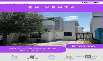Foto de inmueble en Venta Propiedad EN Santa Sofia Residnecial, Apodaca, N.l., Col. Santa Sofía Residencial C.P. 66646, Apodaca