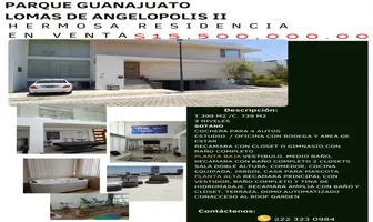Foto de inmueble en PARQUE GUANAJUATO #1Int. 1, Col. Lomas de Angelópolis C.P. 72830, San Andrés Cholula