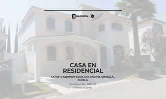 Foto de inmueble en Fraccionamiento La Vista Contry Club, Col. Santa Catarina C.P. 72810, San Andrés Cholula