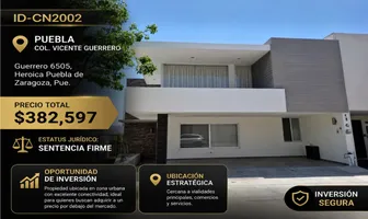 Foto de inmueble en GUERRERO #6505, Col. Vicente Guerrero C.P. 72470, Puebla