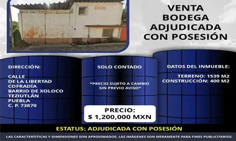 Foto de inmueble en DE LA LIBERTAD COFRADIA #23, Col. Xoloco C.P. 73870, Teziutlán